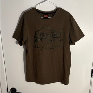 Superdry Men's Olive Graphic Tee